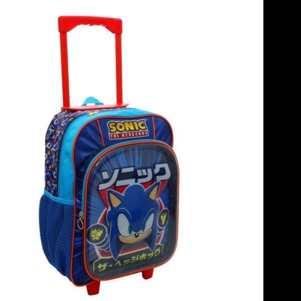 MOCHILA PRIMARIA NIÑO RUEDAS SONIC 175254 RUZ PZA